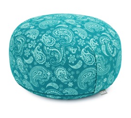 Zafu redondo azul
